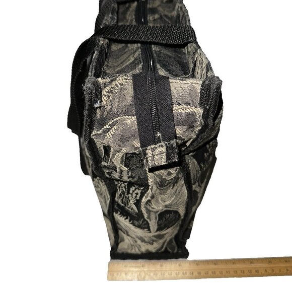 2 Pcs Set Protocol Equine Horse Tapestry Travel Luggage Shoulder And Tote Bag - Picture 4 of 11